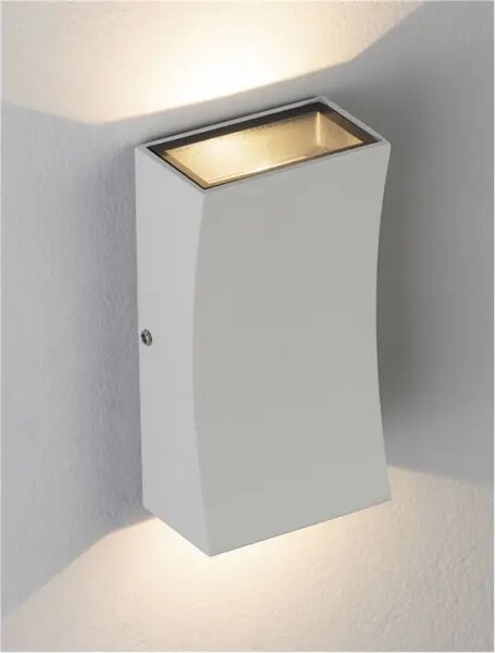 BOXY VANJSKA ZIDNA LED SVJETILJKA 6Watt 312Lm IP65 3000K BIJELA NL9030151