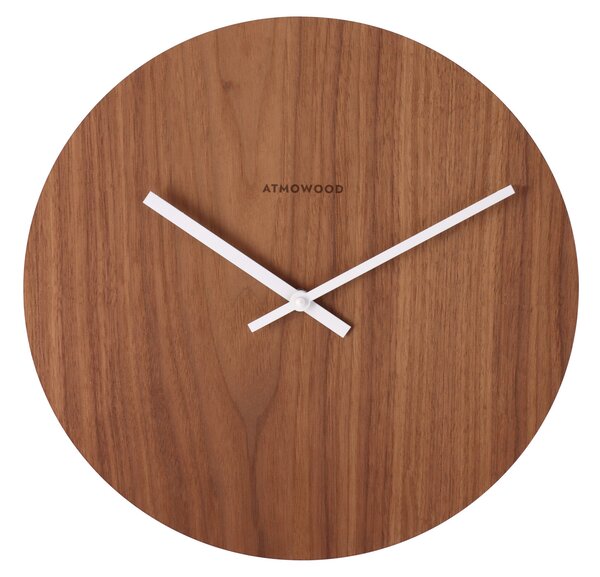 ATMOWOOD sat orah 34 cm - bijele kazaljke
