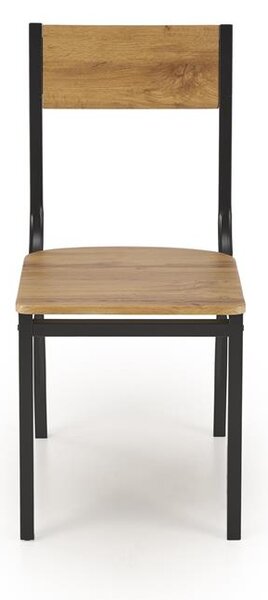 Blagovaonski set Miltony (natural + crna) (za 4 osobe)