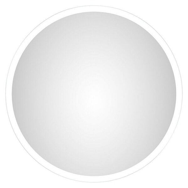 DSK Ogledalo sa rasvjetom (Promjer: 60 cm, Rasvjetno sredstvo)