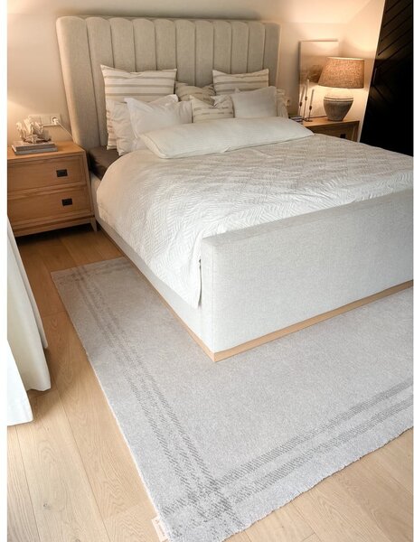 Krem vuneni tepih 160x240 cm Calisia M Grid Rim – Agnella