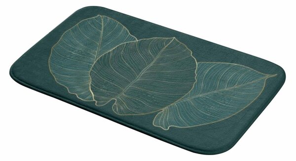 Tamno zelena kupaonska prostirka 45x75 cm Jade – douceur d'intérieur