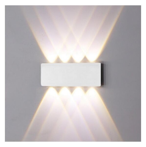 Top Light - LED Vanjska zidna svjetiljka LED/8W/230V IP44 4000K bijela