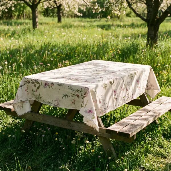 Stolnjak Dig Lilac Garden - 140x180 cm