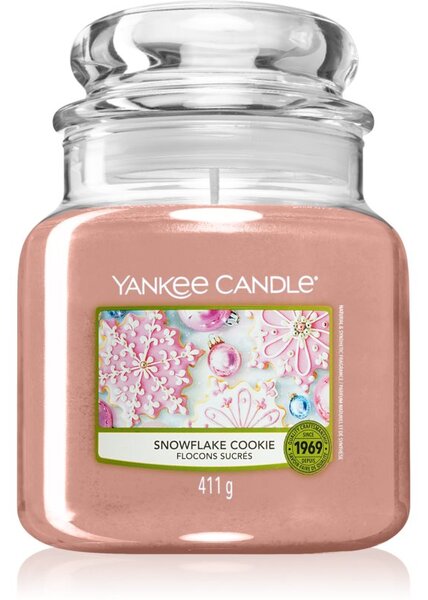 Yankee Candle Snowflake Cookie mirisna svijeća Classic velika 411 g