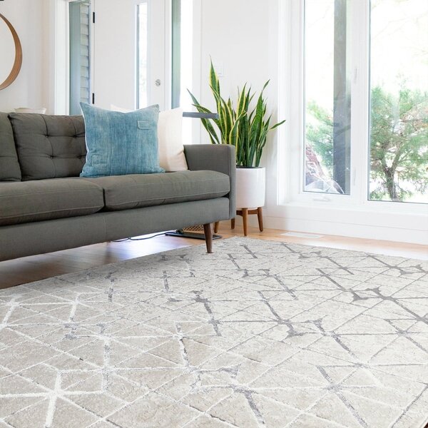Tepih u srebrno-rozoj boji 150x80 cm Aurora - Asiatic Carpets