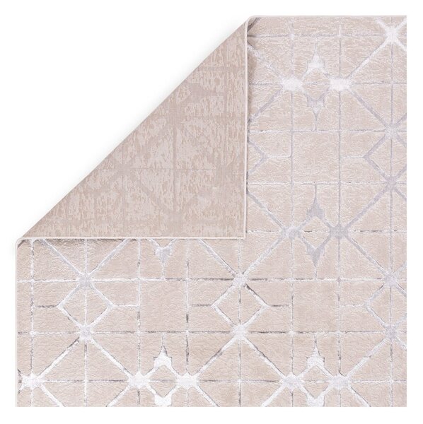 Tepih u srebrno-rozoj boji 150x80 cm Aurora - Asiatic Carpets