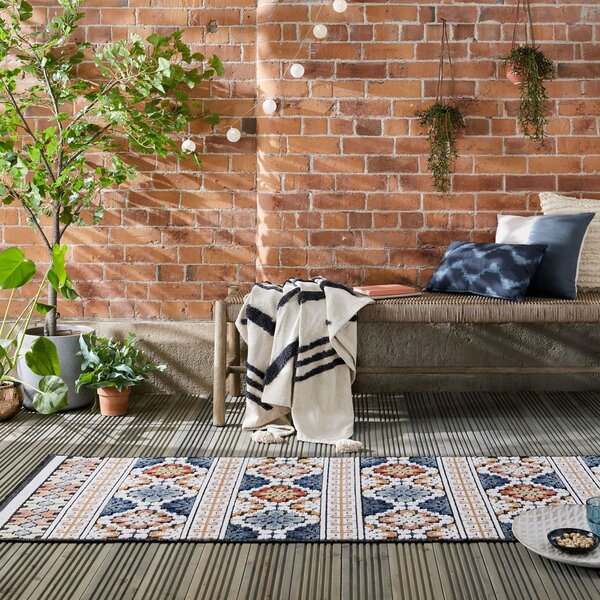 Plava vanjska staza 230x80 cm Aster - Flair Rugs