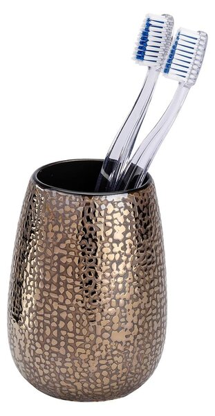 3-dijelni keramički kupaonski set u brončanoj boji Wenko Marrakesh