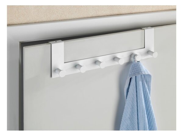 Bijela metalna vješalica za vrata 39 cm Celano – Wenko