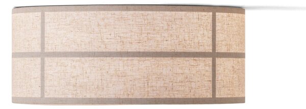 Audo Copenhagen stropna svjetiljka Hashira, prirodna boja, lan, Ø 50 cm, prigušiva, Bež, Dnevni boravak/blagovaonica, Tkanina / tekstil