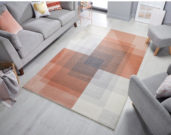 Sivo-ružičasti tepih Flair Rugs Plaza, 120 x 170 cm