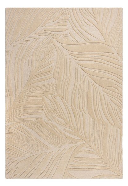 Bež vuneni tepih Flair Rugs Lino Leaf, 160 x 230 cm
