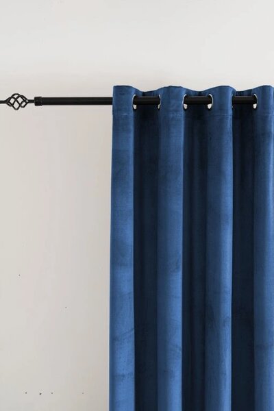 Zatemnjiva zavjesa DREAM VELVET 140x250 cm, mornarsko plava Sistem za vješanje: Metalni prstenovi