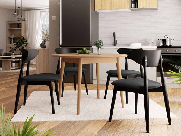Blagovaonska stolica ST80 Mirjan Stela (crna)