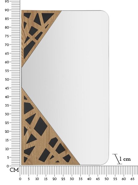 Zidno ogledalo Angle