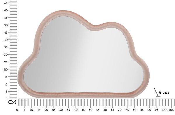 Zidno ogledalo Cloud Pink Velvet