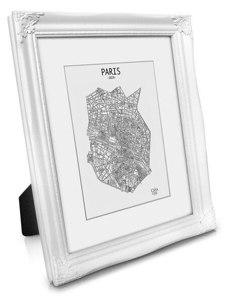 Casa Chic Regent, okvir za slike, pravokutni, fotografije 25 × 20 cm, nosač, staklo, rokoko