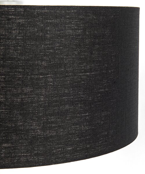 Moderna viseća svjetiljka bijela s crnim sjenilom 50 cm - Combi 1
