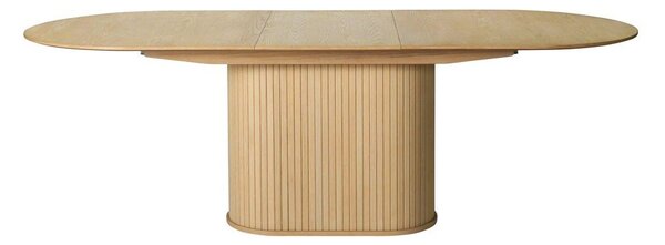 Proširiv blagovaonski stol s dodatnom pločom u dekoru hrasta 95x180 cm Nola – Unique Furniture