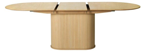 Proširiv blagovaonski stol s dodatnom pločom u dekoru hrasta 95x180 cm Nola – Unique Furniture