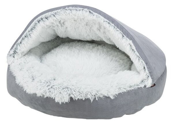 Trixie ležaj za ljubimce Špilja Harvey soft fi-70 cm sivi/bijelo-crni