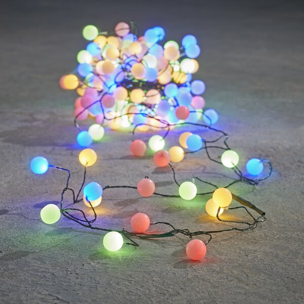 Božićne lampice zelene sa 140 višebojnih LED dioda 3,5 m IP44 - Dasher