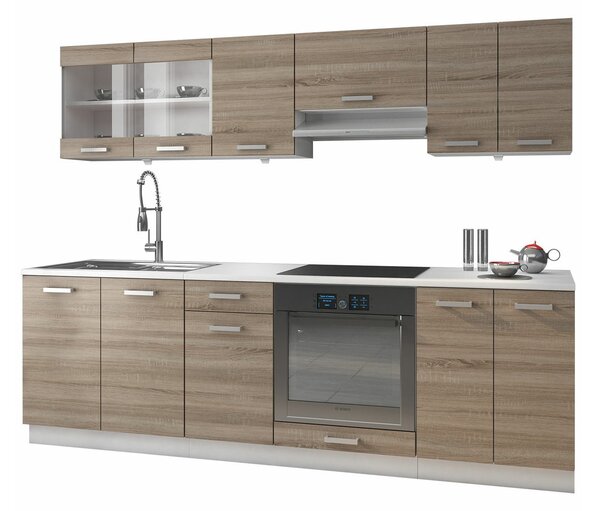 Kuhinjski set Tucson 163, 240cm, Laminirani iveral