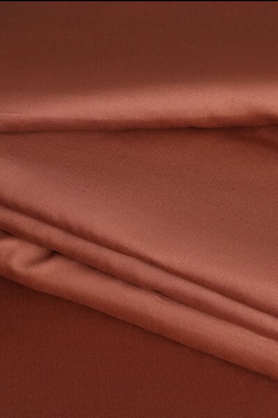 Posteljina s plahtom Saten Simply Copper