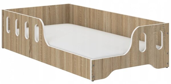 Dječji krevet Montessori 140 x 70 cm u dekoru hrast sonoma