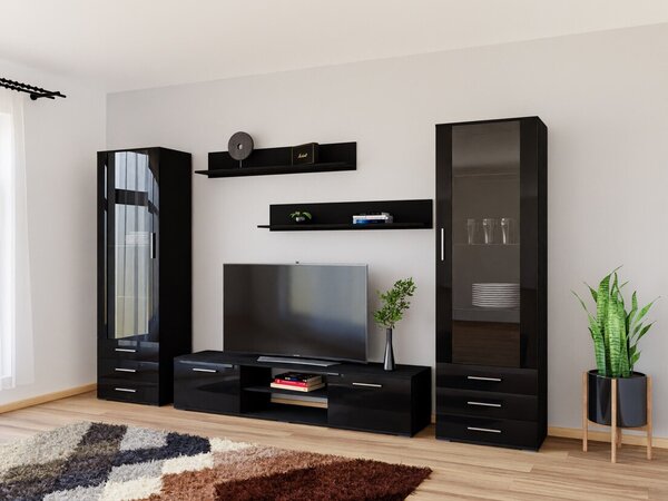 Dnevni boravak Tornola 109, Crna, Sjajno crna