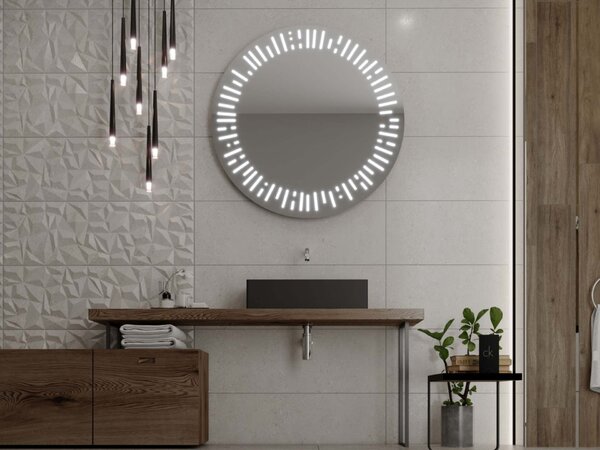Okruglo ogledalo s LED osvjetljenjem C6 premium