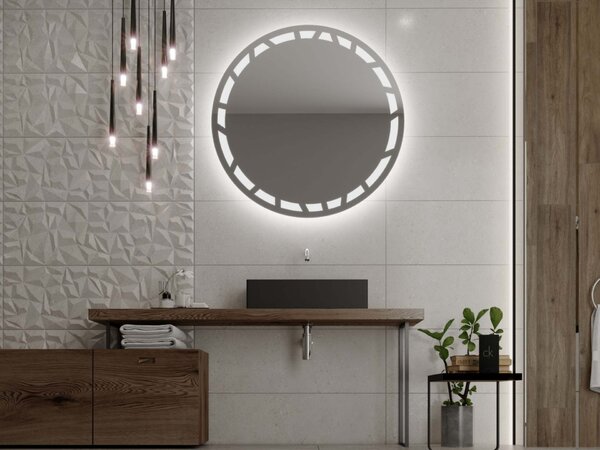 Okruglo ogledalo s LED osvjetljenjem C8