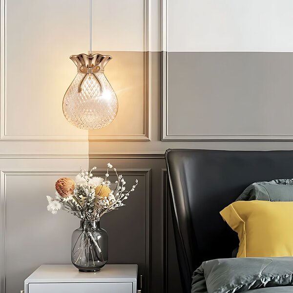 Viseća stropna lampa LHJ107-1CP light rose gold