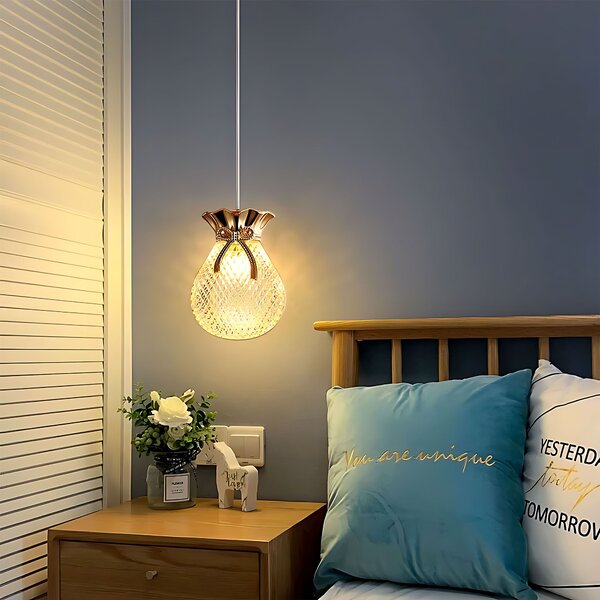 Viseća stropna lampa LHJ107-1CP light rose gold