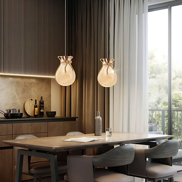 Viseća stropna lampa LHJ107-1CP light rose gold