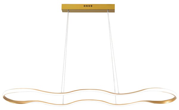 LED VISEĆA STROPNA SVJETILJKA LHJ027-CP 100 cm zlatna
