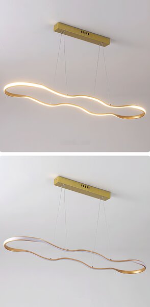 LED VISEĆA STROPNA SVJETILJKA LHJ027-CP 100 cm zlatna