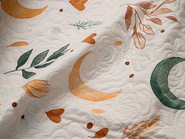 Prekrivač za krevet BOHO MOON, krem boje Dimenzije: 170 x 210 cm