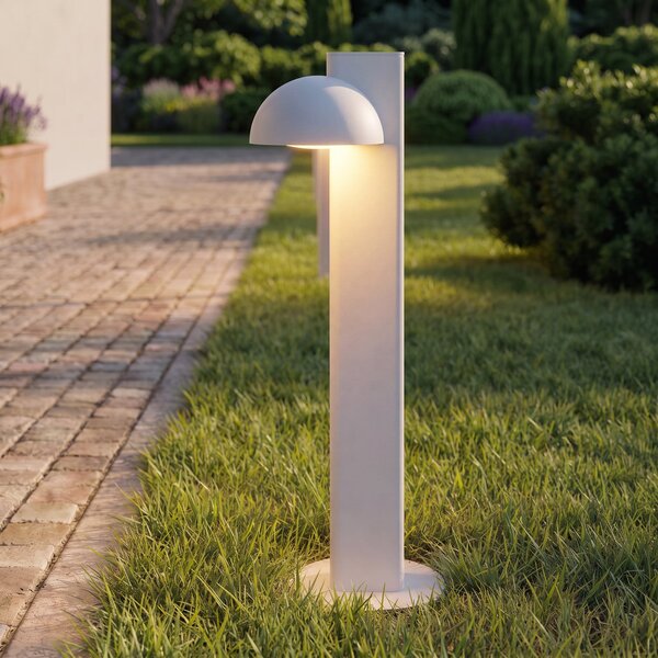 Lucande Velira LED svjetlo za stazu, svijetlosiva, 77 cm, s jednom žaruljom,, Sivo, Metal