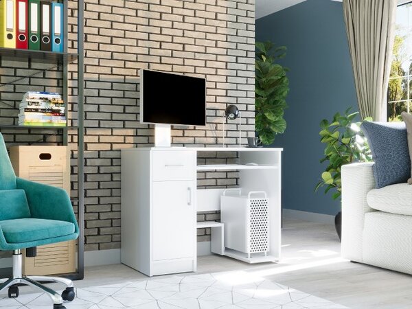 Moderni pisaći, računalni stol MODERN N-10 - razne verzije boja antracit