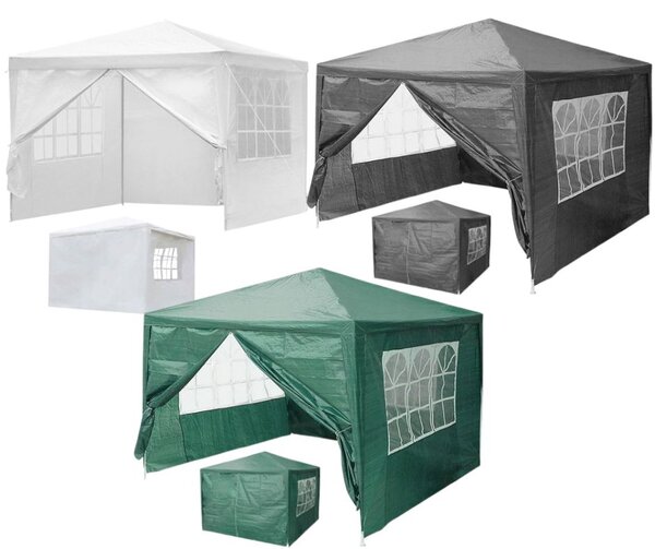 Vrtni šator / paviljon 3 x 3 m Siva