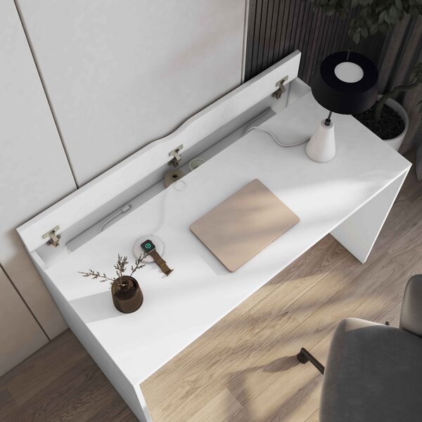 Radni stol NEVY 120x60 cm, bijeli