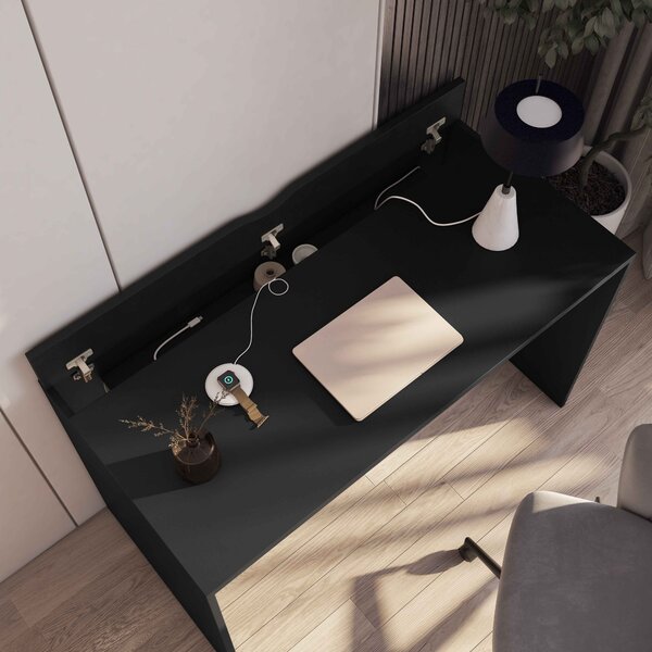 Radni stol NEVY 120x60 cm, crni