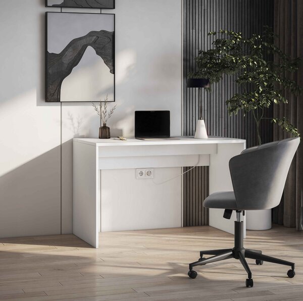Radni stol NEVY 120x60 cm, bijeli