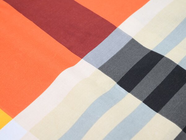 Posteljina od Renforcé pamuka ORANGE KUBE šarena Dimenzije posteljine: 70 x 90 cm | 140 x 200 cm