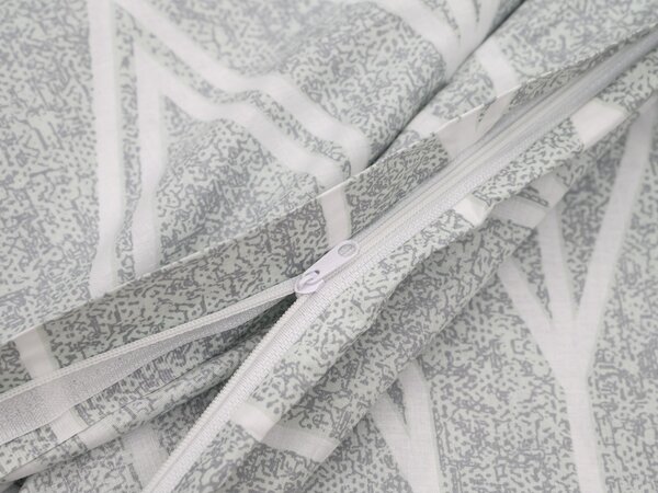 Posteljina od Renforcé pamuka GRAY STRIPES siva Dimenzije posteljine: 70 x 90 cm | 140 x 200 cm