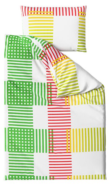 Posteljina od mikrosatena JELANO, šarena Dimenzije posteljine: 70 x 90 cm | 140 x 200 cm