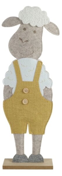Uskrsna dekoracija FELT LAMB 50 cm - više boja Boja: Zelena