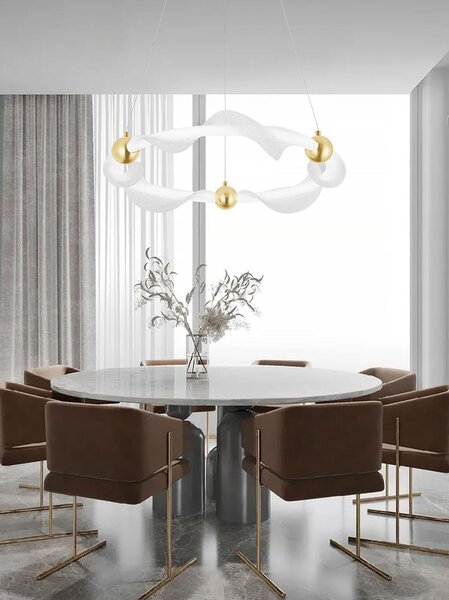 LED svijetiljka G010-CP WHITE/GOLD